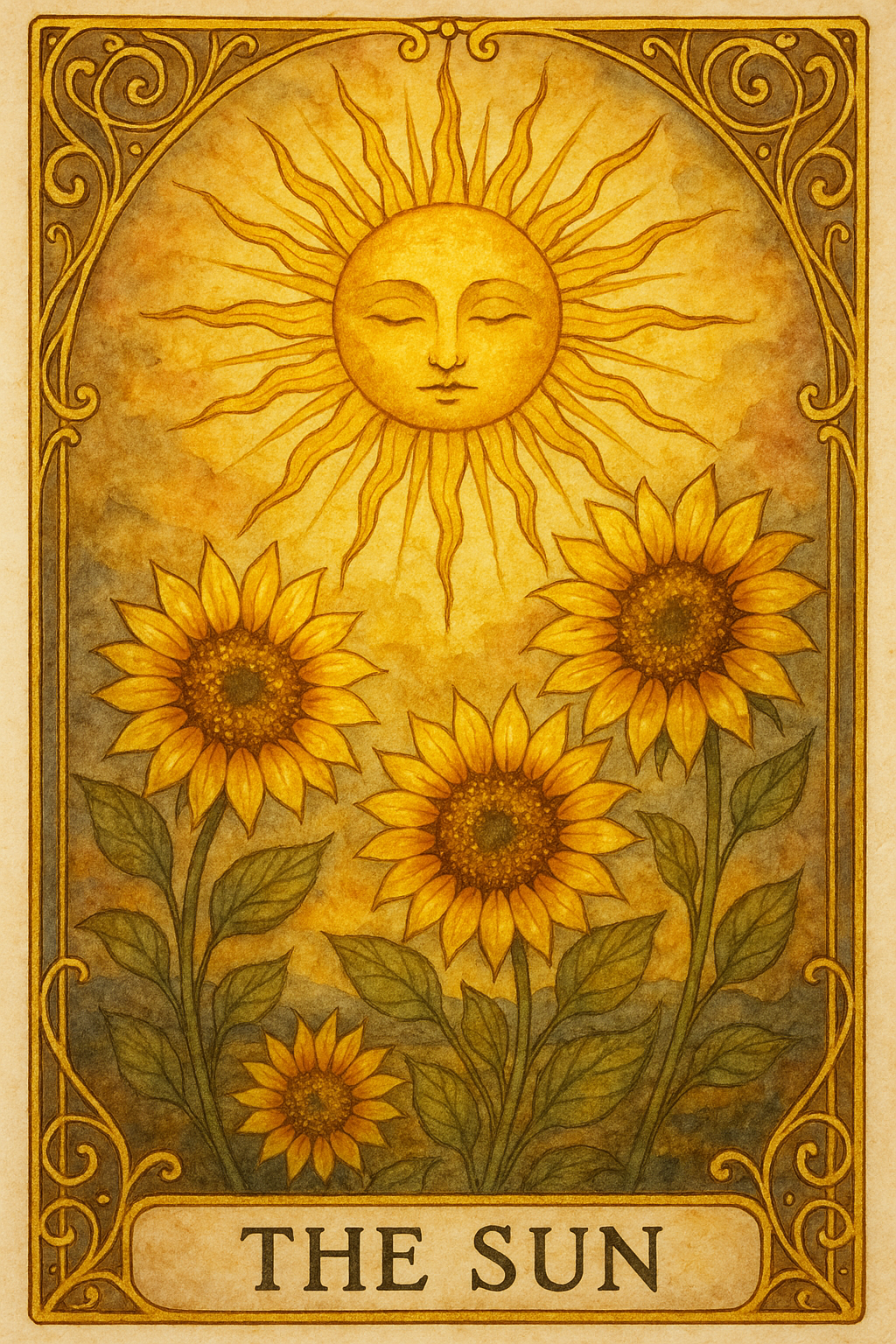 The Sun Tarot Card
